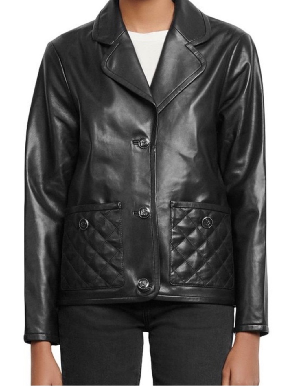 Stunning Sandro Leather Jacket